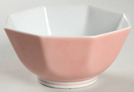 La Ronde Peach 5" Octagonal Vegetable Bowl