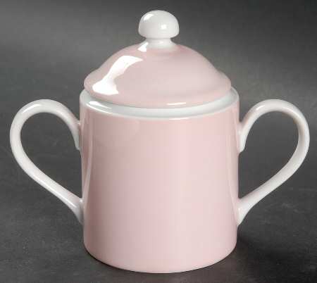 La Ronde Pink Sugar Bowl & Lid