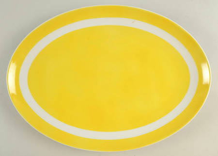La Ronde Dark Yellow 14" Oval Serving Platter