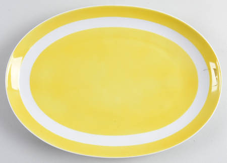 La Ronde Dark Yellow 12" Oval Serving Platter