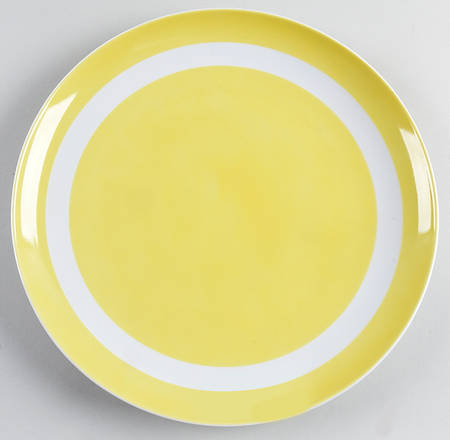 La Ronde Dark Yellow 12" Round Buffet Plate