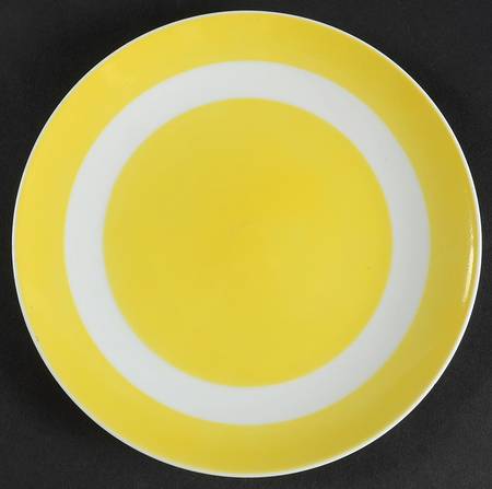 La Ronde Dark Yellow Salad Plate