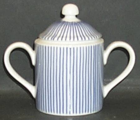 Les Bands Blue Sugar Bowl & Lid