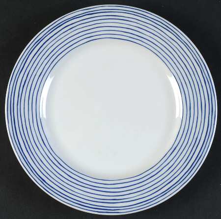 Les Bands Blue Salad Plate
