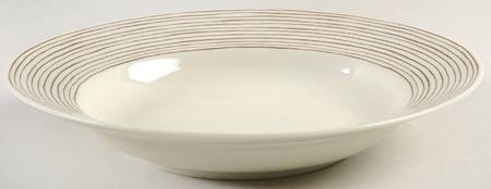 Les Bands Brown Large Rim Soup Bowl