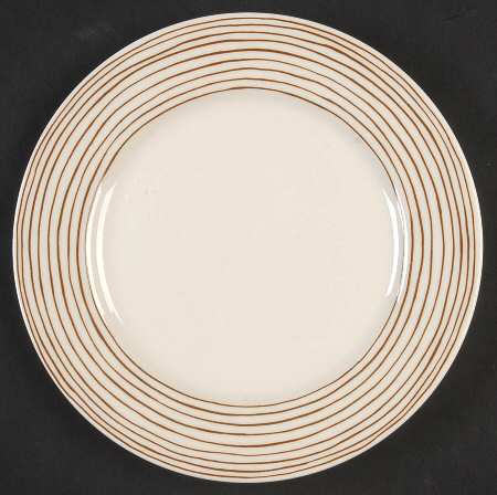 Les Bands Brown Bread & Butter Plate