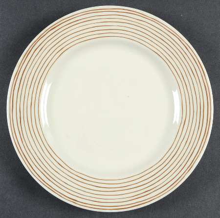 Les Bands Brown Salad Plate