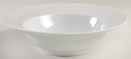 Les Bands Pink Rim Soup Bowl