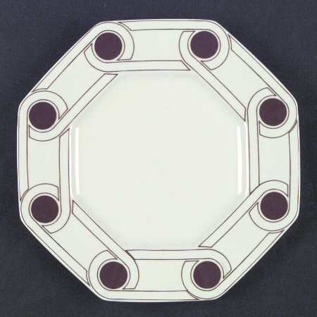 Le Continentale Brown Salad Plate