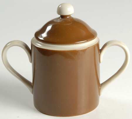 Mandarin Crest Sugar Bowl & Lid