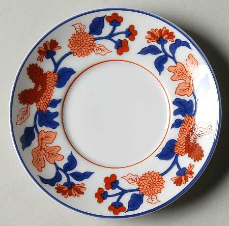 Mandarin Garden 3-Piece Pot de Creme, Underplate Only