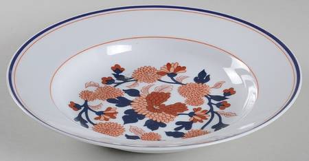 Mandarin Garden Large Rim Soup Bowl