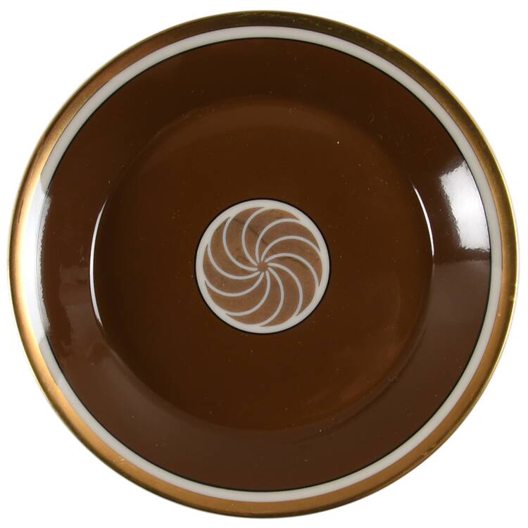 Medaillon D'Or Dark Brown Saucer