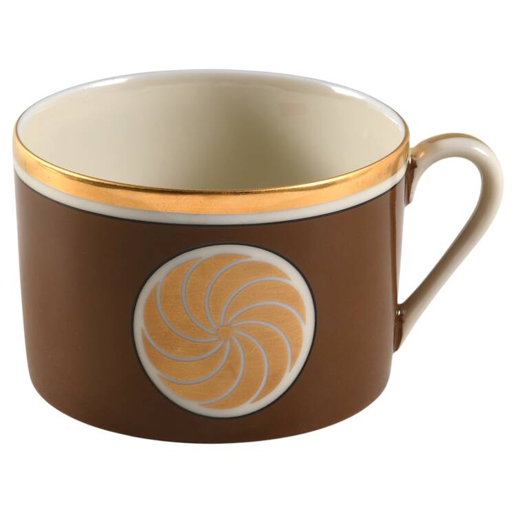 Medaillon D'Or Dark Brown Flat Cup
