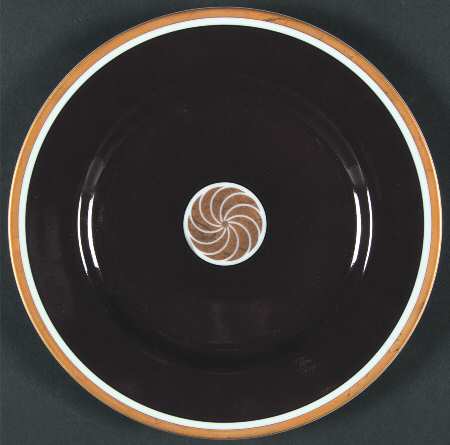 Medaillon D'Or Dark Brown Salad Plate