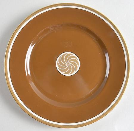 Medaillon d'Or Cognac (Medium Brown) Salad Plate