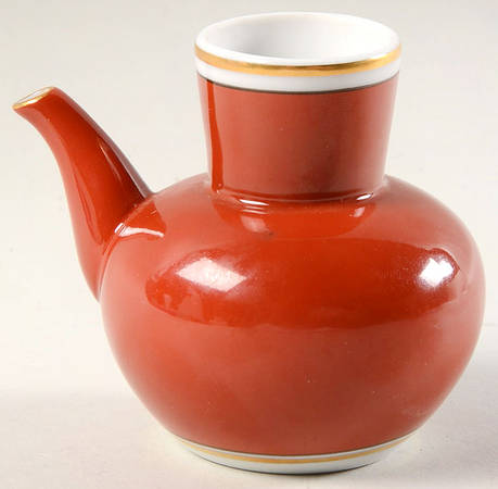 Medaillon d'Or Orange (Terra Cotta) Individual Teapot No Lid