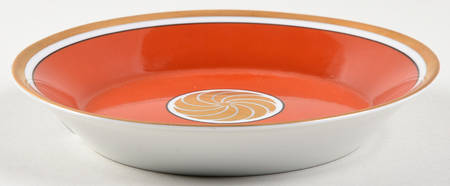 Medaillon d'Or Orange (Terra Cotta) Saucer