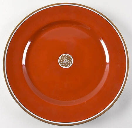 Medaillon d'Or Orange (Terra Cotta) Service Plate (Charger)