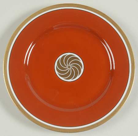 Medaillon d'Or Orange (Terra Cotta) Bread & Butter Plate