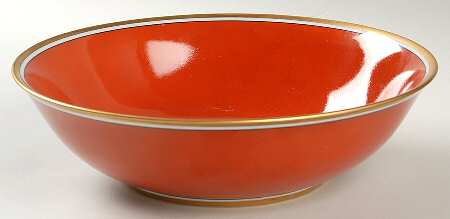 Medaillon d'Or Orange (Terra Cotta) 9" Round Vegetable Bowl