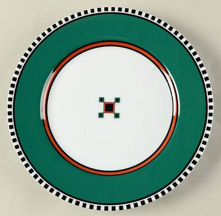 Mezzo Teal Green Salad Plate