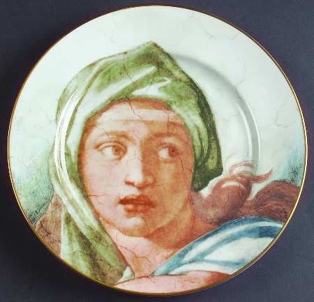 Michelangelo Salad Plate