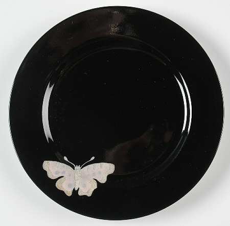 Midnight Poppy Bread & Butter Plate