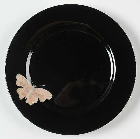 Midnight Poppy Bread & Butter Plate