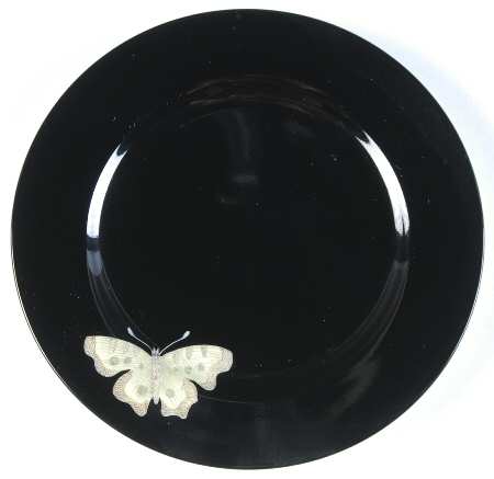 Midnight Poppy Bread & Butter Plate