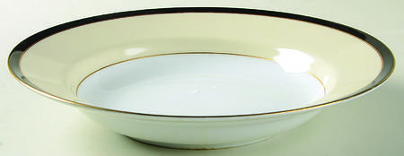 Montmartre Black Large Rim Soup Bowl