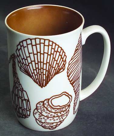 Monotone Shell Brown Mug