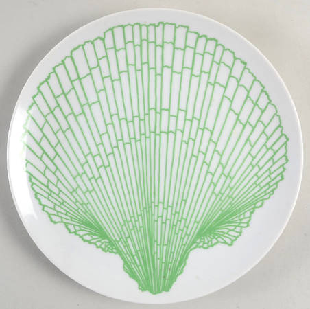 Monotone Shell Green by Fitz &amp; Floyd