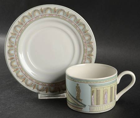 Neo Classic Flat Cup & Saucer Set