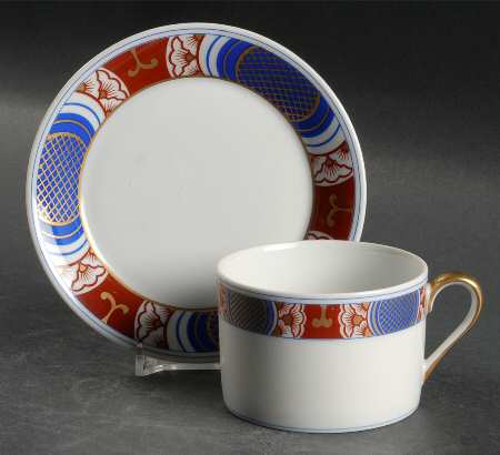 Nishiki Flat Cup & Saucer Set
