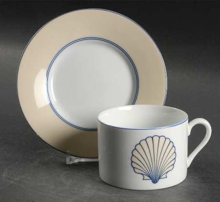 Nobilis Flat Cup & Saucer Set by Fitz & Floyd