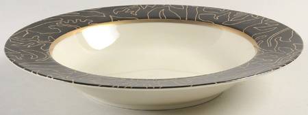 Nocturne Large Rim Soup Bowl