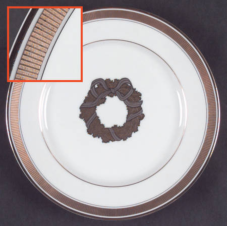 Oak Park Accent Salad Plate
