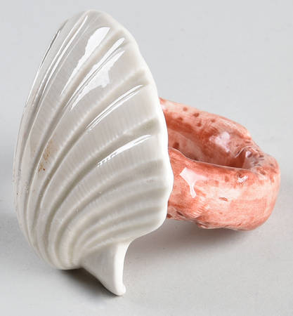 Oceana (Pink Coral Edge) Napkin Ring