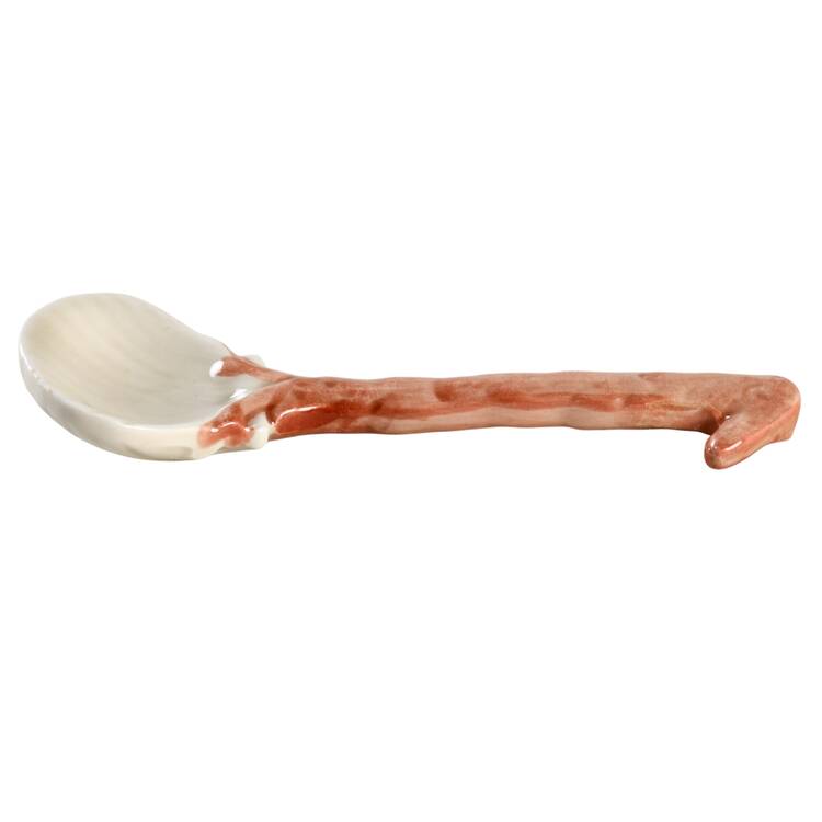 Oceana (Pink Coral Edge) Sugar Spoon