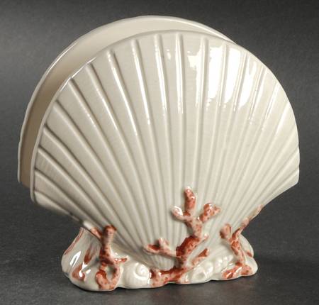 Oceana (Pink Coral Edge) Napkin Holder