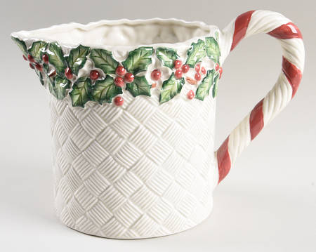 Old World Christmas Holly 48 Oz Pitcher
