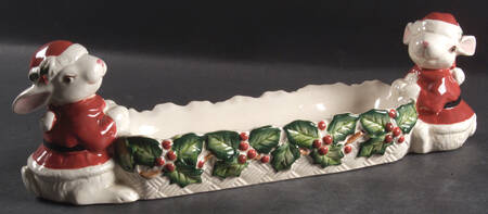 Old World Christmas Holly Tidbit