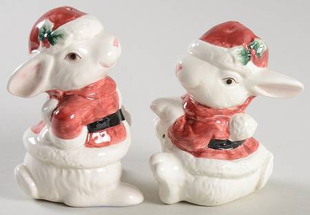 Old World Christmas Holly Salt & Pepper Set