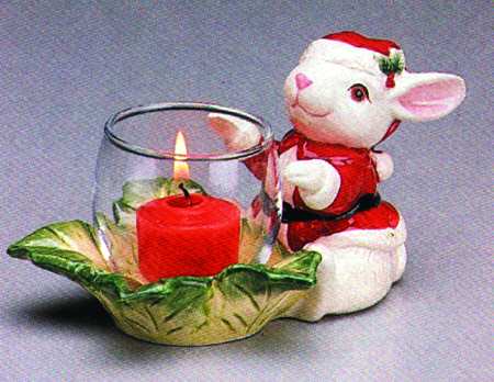 Old World Christmas Holly Votive Candleholder