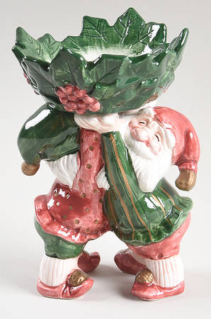 Old World Elf Votive Candleholder No Glass Globe