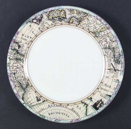 Old World Maps by Fitz &amp; Floyd