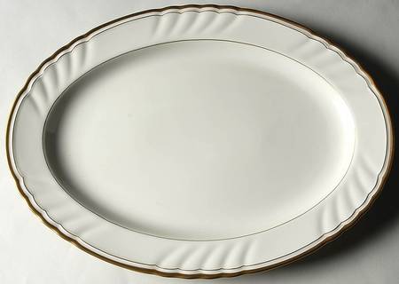 Orleans Ivoire 16" Oval Serving Platter