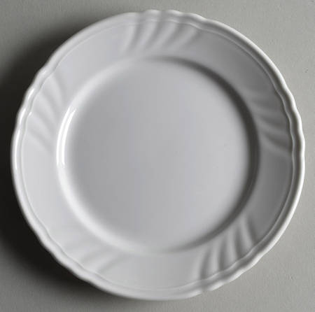 Orleans White Bread & Butter Plate