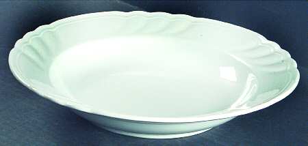 Orleans White Large Rim Soup Bowl